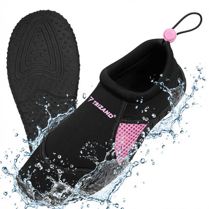 Trizand Waterschoenen - Zwart/Roze - Maat 37 - Antislip Zool 5mm