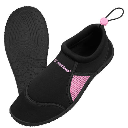 Trizand Waterschoenen - Zwart/Roze - Maat 39 - Antislip Zool 5mm