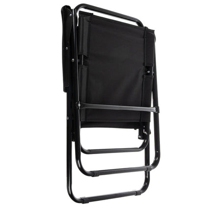 Trizand Opvouwbare Campingstoel - Visstoel - 150 kg - Zwart