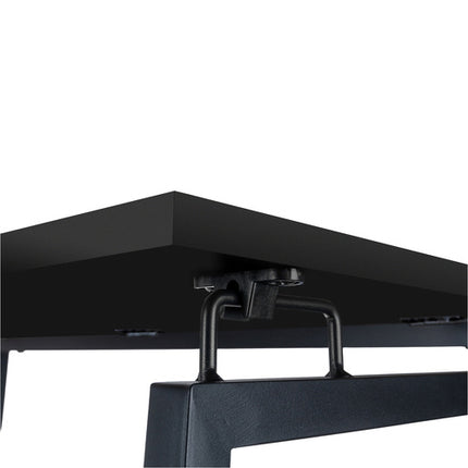 Ruhhy Opvouwbaar Bureau - 80 x 40 x 75 cm - Zwart - Loft Stijl