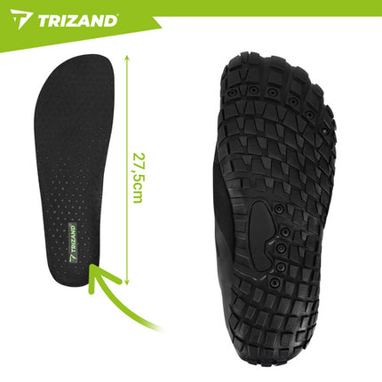 Trizand Waterschoenen - Zwart - Maat 43 - Antislip Zool 5mm