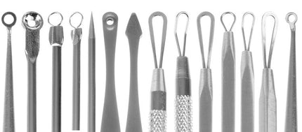 Soulima Mee-eter Verwijderaar Set - 7-delig - RVS - In Luxe Etui