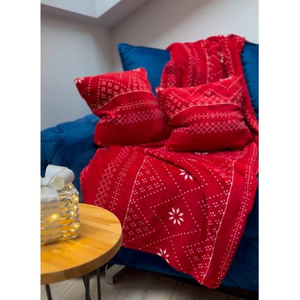 Ruhhy Winterdeken Set - 160 x 200 cm - Met 2 Kussenslopen - Kerst