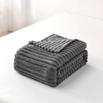 Ruhhy Microvezel Deken - 160 x 200 cm - Grijs - Premium Kwaliteit