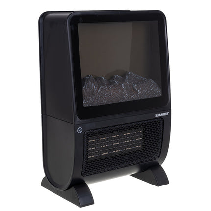 Blazeo Kaminer Elektrische Kachel - 2000W - Met 3D Vlameffect - Zwart