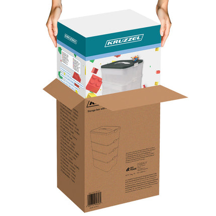 Bouwstenen Opbergbox - 3 Laags