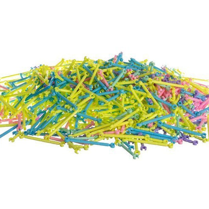 Iso Trade Rietjes Bouwset - 1000-delig - Educatief Constructiespeelgoed