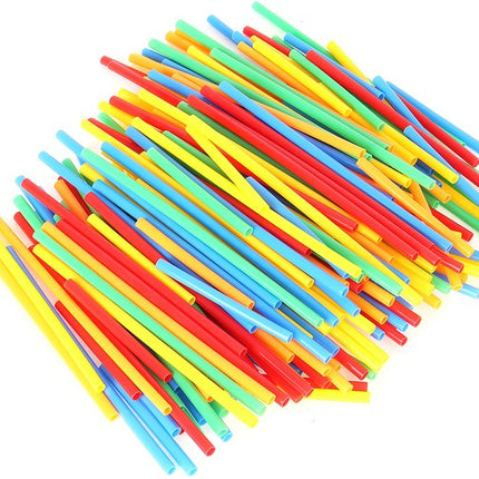 Kruzzel Rietjes Bouwblokken - 408-Delig - Educatieve 3D Constructieset