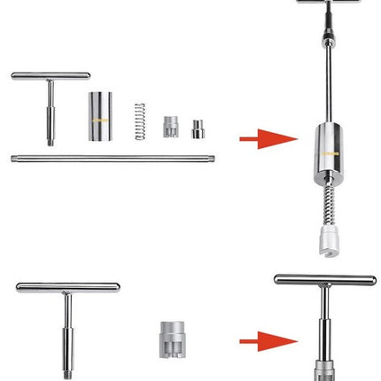 Xtrobb PDR Deukverwijderaar Set - Met Slagtrekker - 18 Adapters