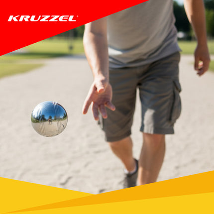 Trizand Jeu de Boules Set - 6 Ballen - Inclusief Draagtas