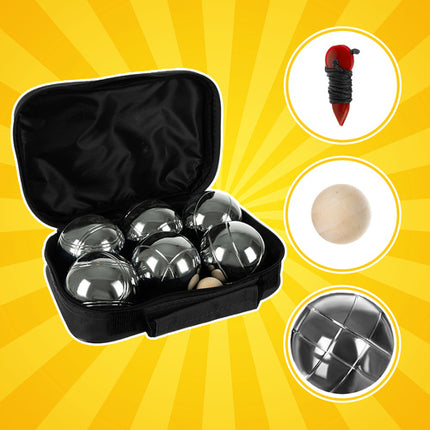 Trizand Jeu de Boules Set - 6 Ballen - Inclusief Draagtas