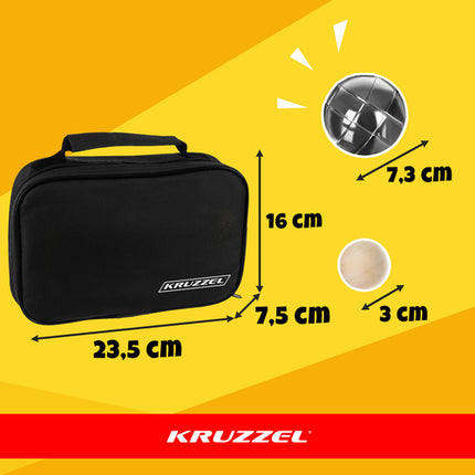 Trizand Jeu de Boules Set - 6 Ballen - Inclusief Draagtas
