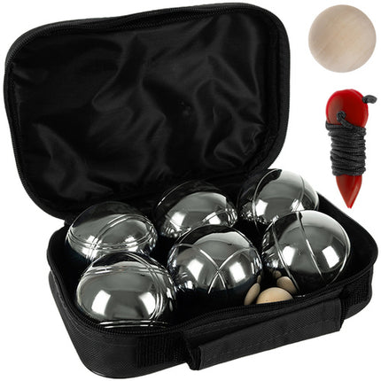 Trizand Jeu de Boules Set - 6 Ballen - Inclusief Draagtas