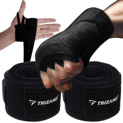 Trizand Bokswindsel - 4 meter - 2 Stuks - Zwart