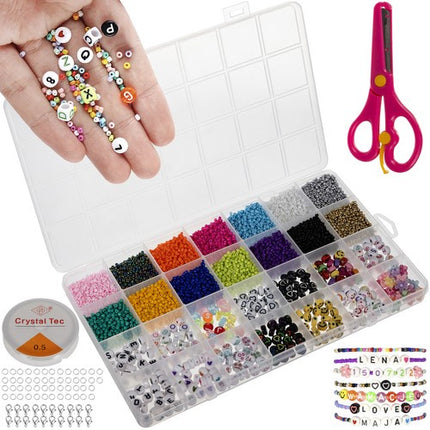Kruzzel Sieraden Maakset - 10.000 Kralen - Inclusief Accessoires