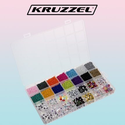Kruzzel Sieraden Maakset - 10.000 Kralen - Inclusief Accessoires
