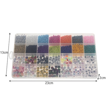 Kruzzel Sieraden Maakset - 10.000 Kralen - Inclusief Accessoires