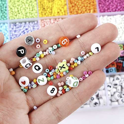 Kruzzel Sieraden Maakset - 10.000 Kralen - Inclusief Accessoires