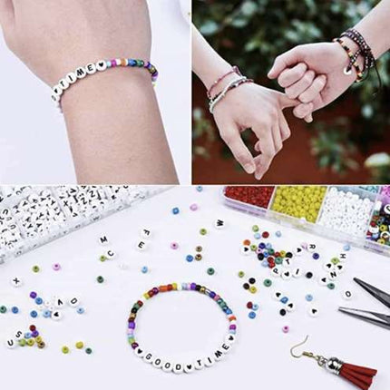 Kruzzel Sieraden Maakset - 10.000 Kralen - Inclusief Accessoires