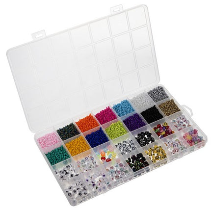 Kruzzel Sieraden Maakset - 10.000 Kralen - Inclusief Accessoires