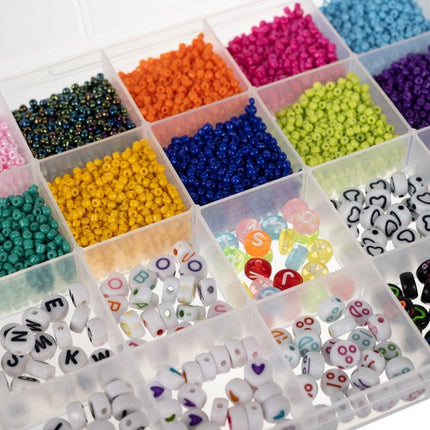 Kruzzel Sieraden Maakset - 10.000 Kralen - Inclusief Accessoires