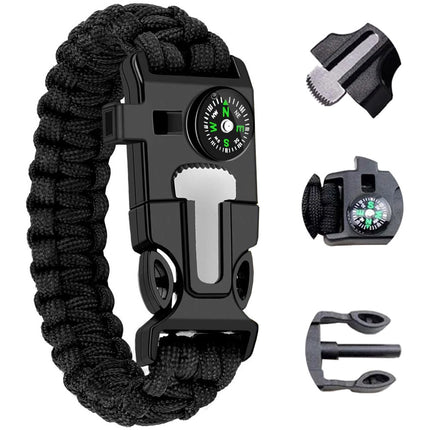 Survival Armband 5 in 1