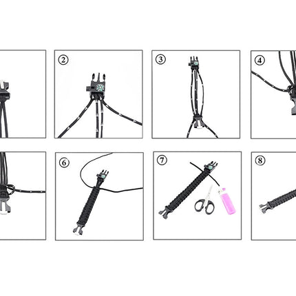 Survival Armband 5 in 1