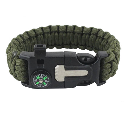 Survival Armband 5 in 1