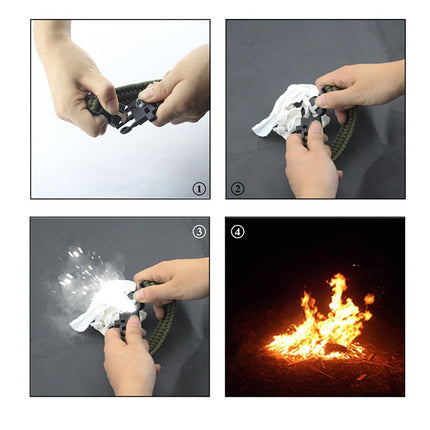 Survival Armband 5 in 1