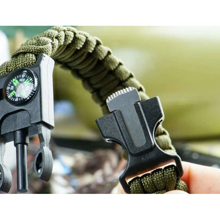 Survival Armband 5 in 1