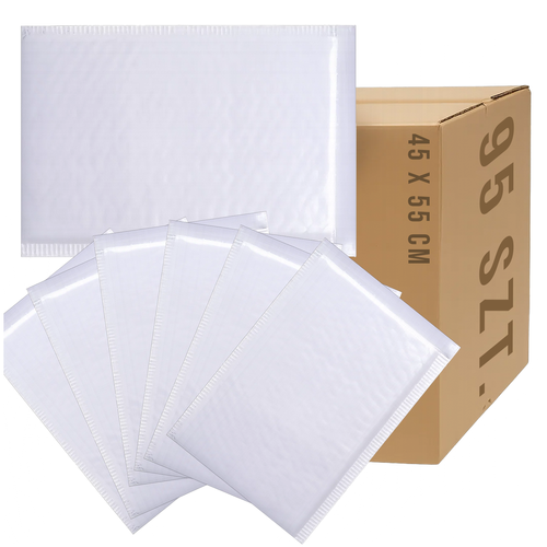 Maaleo Luchtkussenenveloppen - 45 x 55 cm - 95 stuks - Wit