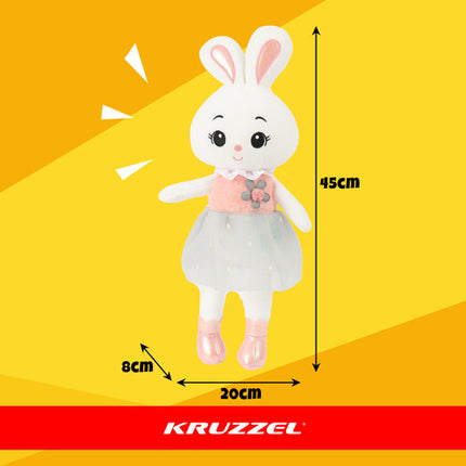 Kruzzel Pluche Konijn - 45 cm - Zacht Knuffeldier