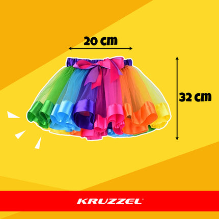 Kruzzel Vlinder Kostuumset - 6-Delig - Universele Maat - Multicolor