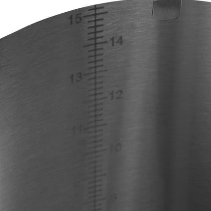 Ruhhy 24618 Verstelbare Taartring - 16 tot 30 cm - 15 cm Hoog - RVS