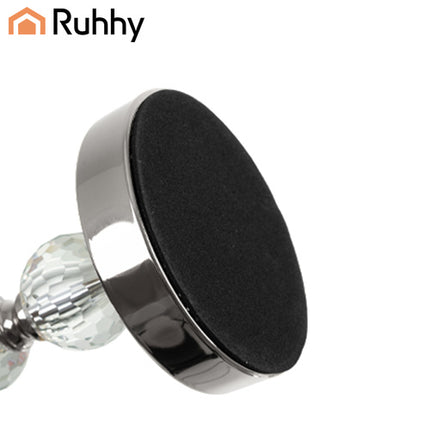 Ruhhy Kandelaar Set - 3 Stuks - Glamour Stijl - Zilver
