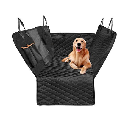 Purlov Auto-Beschermhoes voor Honden - Waterdichte Achterbankmat - Zwart