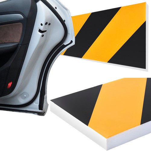Xtrobb Muurbeschermer voor Garage - Zelfklevende Stootstrip - 50 x 10 x 1,5 cm