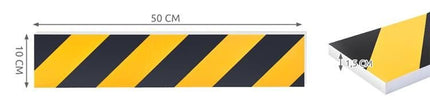 Xtrobb Muurbeschermer voor Garage - Zelfklevende Stootstrip - 50 x 10 x 1,5 cm