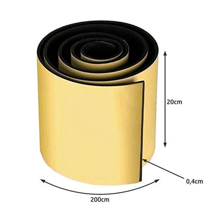 Xtrobb Muurbeschermer voor Garage - Zelfklevende Stootstrip - 200 x 20 cm