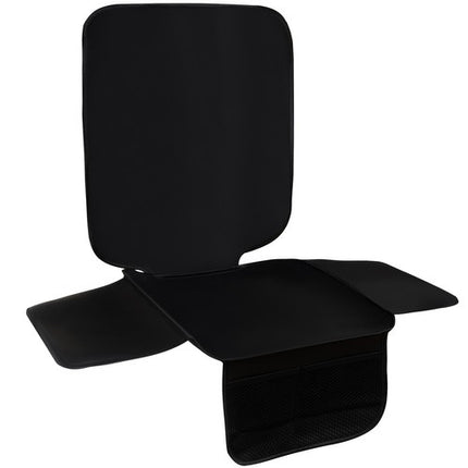 Xtrobb Autostoel Beschermmat - Eco-Leder Look - Met Organizer - Zwart