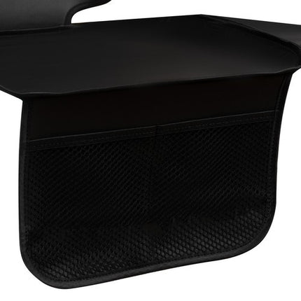 Xtrobb Autostoel Beschermmat - Eco-Leder Look - Met Organizer - Zwart