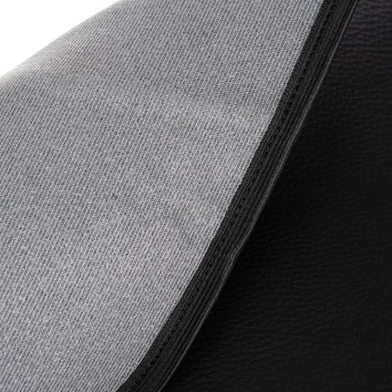 Xtrobb Autostoel Beschermmat - Eco-Leder Look - Met Organizer - Zwart