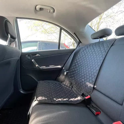 Xtrobb Gewatteerde Autostoel Beschermmat - Met Opbergvakken - Zwart