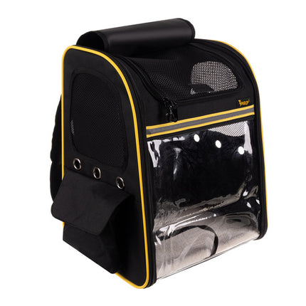 Purlov Transportrugzak met Terras - Voor Honden & Katten - Tot 7 kg - Zwart
