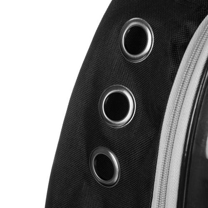 Purlov Transportrugzak met Terras - Voor Honden & Katten - Tot 7 kg - Zwart