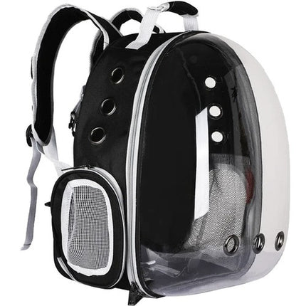 Purlov Transportrugzak met Terras - Voor Honden & Katten - Tot 7 kg - Zwart