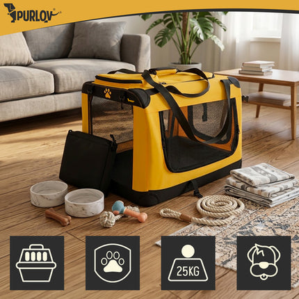 Purlov Draagtas voor Honden & Katten - 60 x 42 x 44 cm - Tot 25 kg