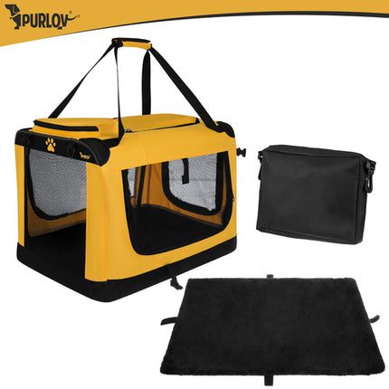 Purlov Draagtas voor Honden & Katten - 60 x 42 x 44 cm - Tot 25 kg