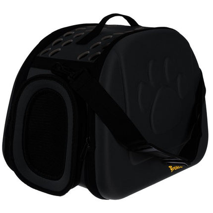 Purlov Huisdier Draagtas - Voor Honden en Katten - Tot 6 kg - Zwart