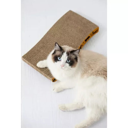 Purlov Horizontale Kattenkrabpaal - Golfmodel - 43 x 22,5 cm